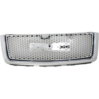 2007-2012 GMC Sierra 1500 Grille, Chrome Shell/Black - Classic 2 Current Fabrication