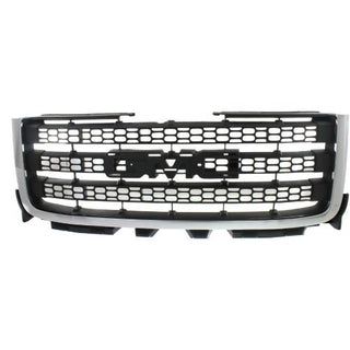 2011-2014 GMC Sierra 2500 HD Grille, Chrome Shell - Classic 2 Current Fabrication