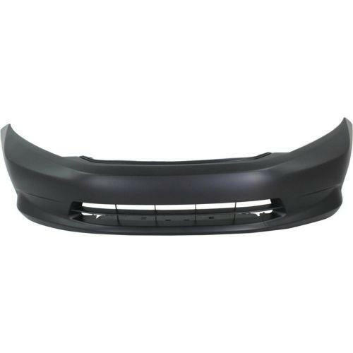 2012 Honda Civic Front Bumper Cover, Primed, w/o Fog Lamps Hole,.