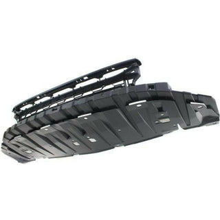 2013-2014 Honda Civic Front Bumper Grille, Lower, Black.