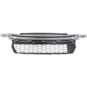 2013-2015 Honda Accord Front Bumper Grille, Center, Gray.