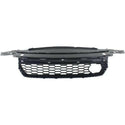 2013-2015 Honda Accord Front Bumper Grille, Center, Gray (CAPA).