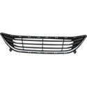 2011-2013 Hyundai Elantra Bumper Grille, w/o Chrome.