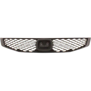 2009-2011 Honda Civic Grille, Textured Black, Coupe - Classic 2 Current Fabrication