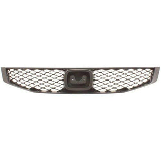 2009-2011 Honda Civic Grille, Textured Black, Coupe (CAPA).