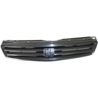 1999-2000 Honda Civic Grille, Black, 2dr, Hatchback.