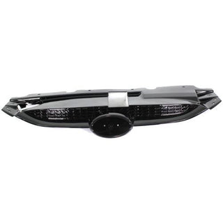 2010-2014 Hyundai Tucson Grille, Upper, Painted-Black - Classic 2 Current Fabrication