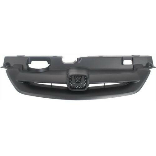 2001-2003 Honda Civic Grille, Black, Coupe.