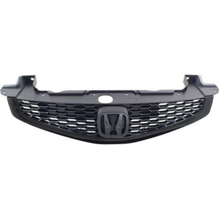 2012-2013 Honda Civic Grille, Painted-Black - Classic 2 Current Fabrication