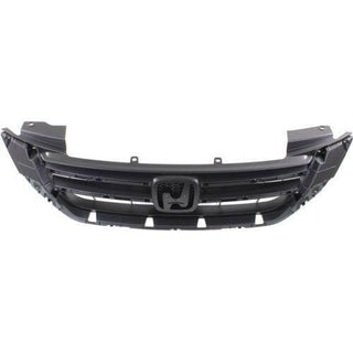 2013-2015 Honda Accord Grille, Painted-Black, 4 Cyl.