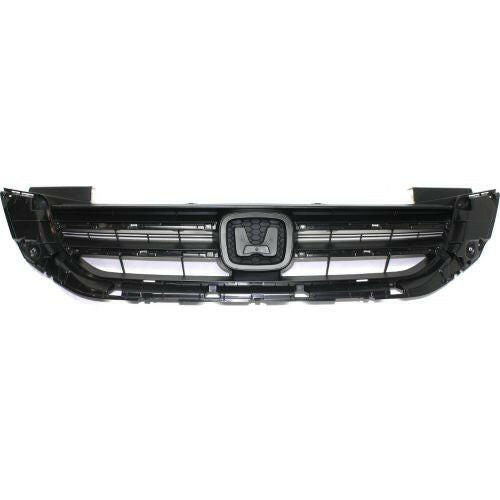 2013-2015 Honda Accord Grille, Painted-Black.