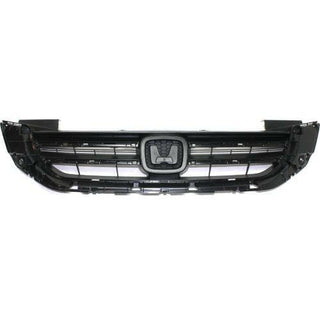 2013-2015 Honda Accord Grille, Painted-Black.