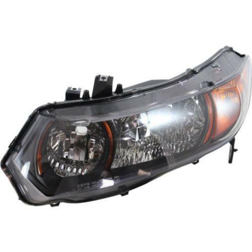2006-2008 Honda Civic Head Light LH, Lens And Housing, Halogen, Coupe.