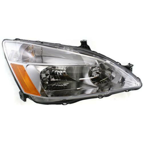 2003-2007 Honda Accord Head Light RH, Lens And Housing, Coupe/Sedan-Capa.