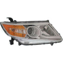 2011-2013 Honda Odyssey Head Light RH, Lens/Housing, Hid, w/Out HID Kits.