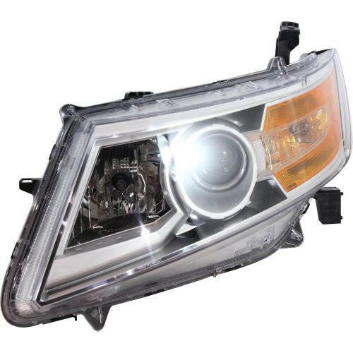 2011-2013 Honda Odyssey Head Light LH, Assembly, Halogen - Capa.