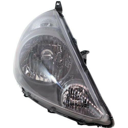2007-2008 Honda Fit Head Light RH, Lens And Housing, Storm Silver.