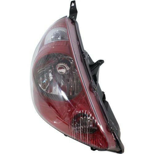 2007-2008 Mercury Fit Head Light RH, Lens And Housing, Milano Red.