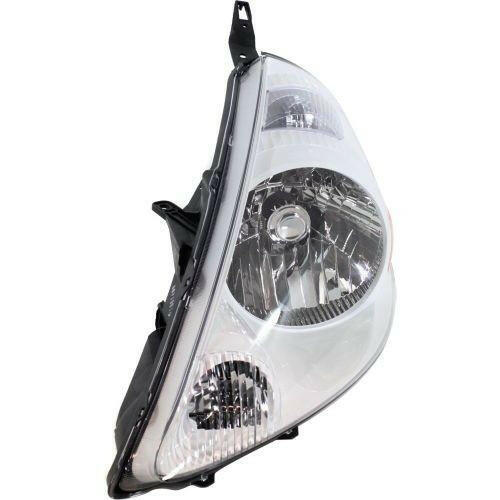 2007 Honda Fit Head Light LH, Lens And Housing, Tafetta White.