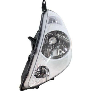2007 Honda Fit Head Light LH, Lens And Housing, Tafetta White.