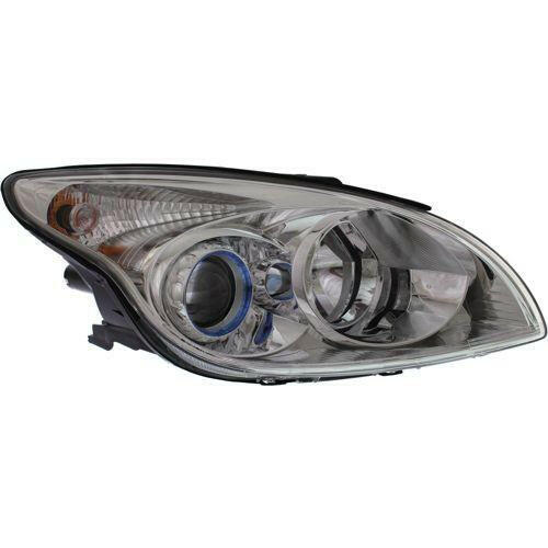 2009-2012 Hyundai Elantra Head Light RH, Assembly, Clear Lens, Interior.