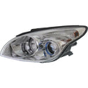 2009-2012 Hyundai Elantra Head Light LH, Assembly, Clear Lens, Interior.