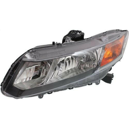 2012 Honda Civic Head Light LH, Assembly, Coupe/Sedan, Except Hybrid -.