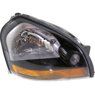 2005-2009 Hyundai Tucson Head Light RH, Assembly, With Amber Turn Signal.