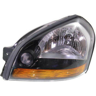 2005-2009 Hyundai Tucson Head Light LH, Assembly, With Amber Turn Signal.