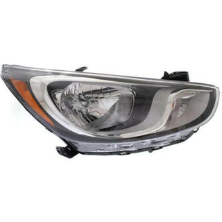 2012-2014 Hyundai Accent Head Light RH, Halogen, Sedan/hatchback.