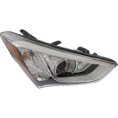 2013-2016 Hyundai Santa Fe Head Light RH, Assembly, Halogen, Sport Model.
