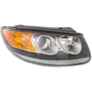 2012 Hyundai Santa Fe Head Light RH, Halogen, Clear Reflector, Set Of 2.