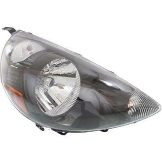 2007-2008 Honda Fit Head Light RH, Assembly, Black Interior.