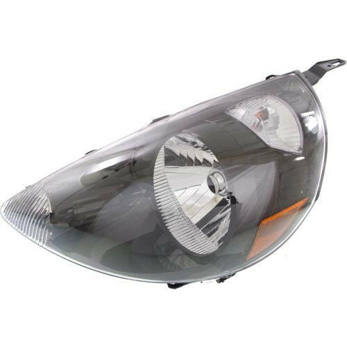 2007-2008 Honda Fit Head Light LH, Assembly, Black Interior.