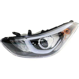 2014-2016 Hyundai Elantra Head Light LH, Assembly, w/Led Position Lamp.
