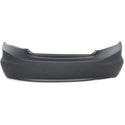 2012 Honda Civic Rear Bumper Cover, Primed, w/o Park Assist, Sedan.