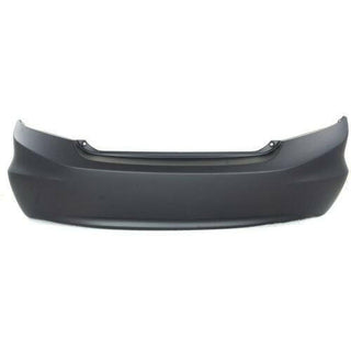 2012 Honda Civic Rear Bumper Cover, Primed, w/o Park Assist, Sedan-CAPA.
