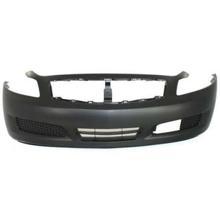 2009 Infiniti G37 Front Bumper Cover, Primed, w/ Sensor Hole,.