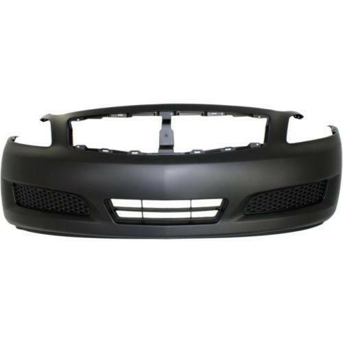 2009 Infiniti G37 Front Bumper Cover, Primed, w/o Sensor Hole.