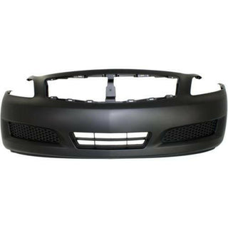 2009 Infiniti G37 Front Bumper Cover, Primed, w/o Sensor Hole.
