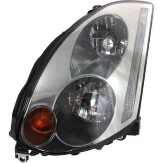 2003-2005 Infiniti G35 Head Light LH, Lens And Housing, Hid, w/Out HID Kits.