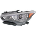 2014-2015 Audi Q50 Head Light LH, Assembly, With Out Adaptive Headlamps.