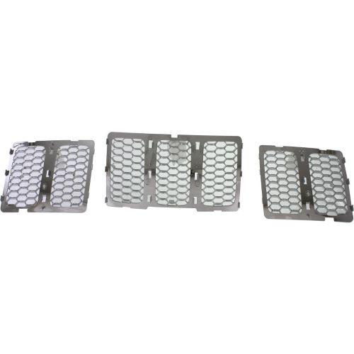 2014-2015 Jeep Grand Cherokee Grille, Honeycomb Insert Chrome (CAPA) - Classic 2 Current Fabrication