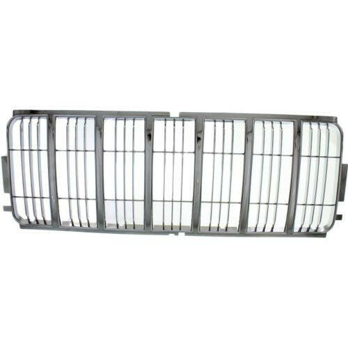 2002-2003 Jeep Liberty Grille Insert, All Chrome.