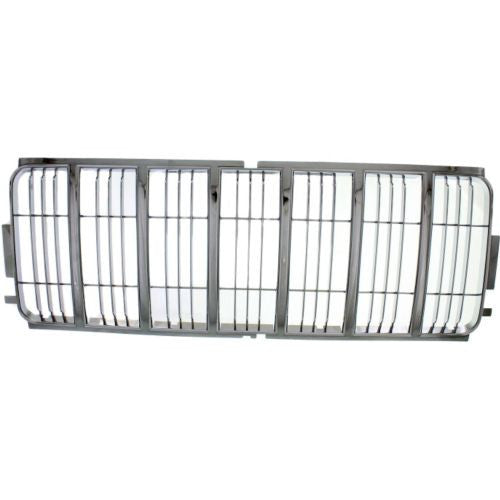 2002-2003 Jeep Liberty Grille Insert, All Chrome - Classic 2 Current Fabrication