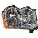2008-2010 Jeep Grand Cherokee Head Light RH, Lens And Housing, Hid.