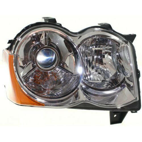 2008-2010 Jeep Grand Cherokee Head Light RH, Lens And Housing, Hid.