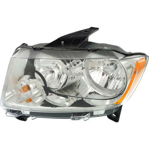 2011-2013 Jeep Grand Cherokee Head Light LH, Halogen, Excluding SRT-8.