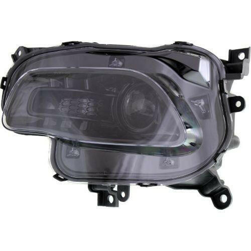 2014-2016 Jeep Cherokee Head Light LH, Assembly, Halogen, Withblack Trim.