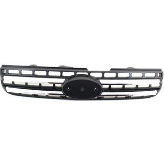 2005-2010 Kia Sportage Grille, Painted-Black - Classic 2 Current Fabrication